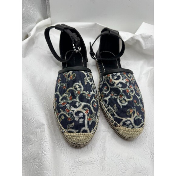 Isabel Marant Carlyce Printed Canvas & Leather Espadrilles Size 39 EU Size 9 USA - Picture 3 of 11